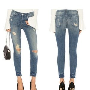 Mother Distressed Looker Wash: Naughty Intentions